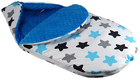 Saco acolchado para carrito de bebé, con calentadores para manos y cojín 5 Talla:Footmuff M size
