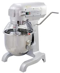 METRO Professional Küchenmaschine GPM1020P, Teigmaschine mit 3 Geschwindigkeitsstufen, Knetmaschine für bis zu 8 kg Teig, 56 x 52 x 76 cm, Gusseisen/Edelstahl/Aluminiumguss, Silber