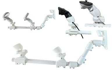 VR Gunstock made for Meta Quest 3, META Quest 2 AND Meta Quest Pro Controller - Achieve Unmatched Precision and Realism. Lightweight, Sturdy, and Ergonomic SO Perfect for Games VR