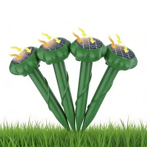 Repellente Ultrasuoni Solari per Talpe