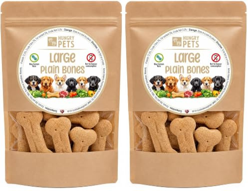 Large Plain Bones Dog Treat, 200g (Pack of 2)