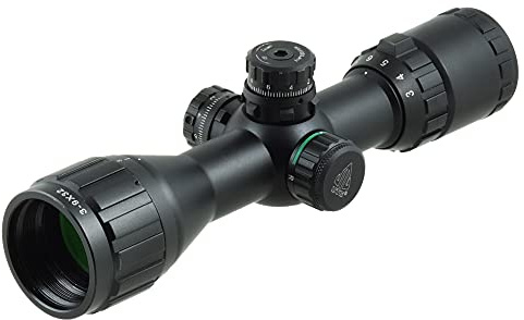 UTG 3-9X32 1 BugBuster Scope, AO, RGB Mil-dot, QD Rings , Black