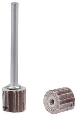 8 pièces 8x8mm roue à lamelles 400 grains tête de meulage abrasive avec tige de 1/8 pouces pour outil rotatif