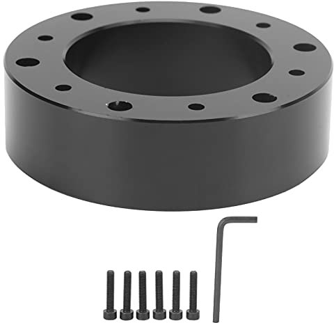 Lenkrad-Distanzstück, Lenkradnabenadapter Conversion Spacer, 1 Zoll Lenkradspacer 6-Loch Nabe Aluminiumlegierung Erhöhter Pad Adapter Universal