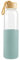Birambeau - Bouteille en Verre - 550mL - Bouteille d’Eau en Verre - Gourde Réutilisable - Housse en Silicone Verte - Bouchon Bambou - Corde, Green