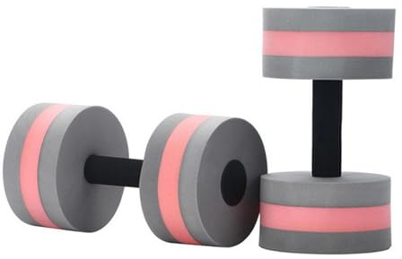 1 Pair Aqua Dumbbells Water Pool Exercise Lightweight, Foam Dumbbells For Aqua Aerobics Water Resistance, Aquatic Barbell Suitable For Fitness Swimming Pool Exercise And Water Aerobics