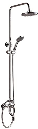 LIUWOPA Bathroom Luxury Shower Head, High Pressure Rainfall Shower Head/Handheld Shower Combo, Anti-leak Chrome Plated with 60'' Hose