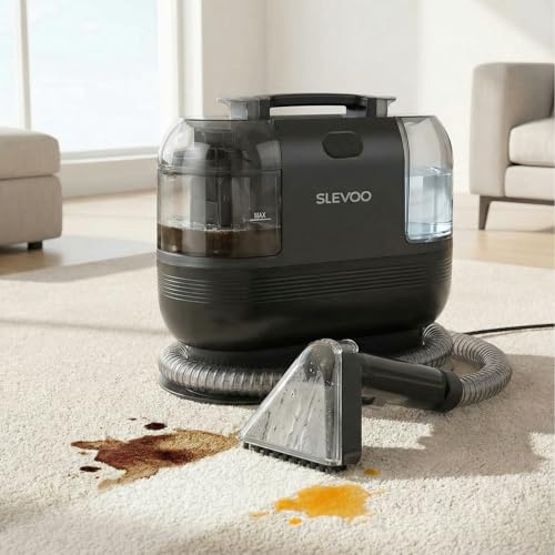 Detergente portatile per tappeti, nuovo detergente per tappezzeria, smacchiatore per animali domestici, con forte aspirazione da 20 kpa, motore potente da 500 W