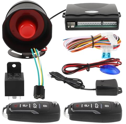 KAILIKETIY Car Central Locking System Keyless Entry Kit with Remote Engine Start Anti-Theft Alarm for Minivans and Sedans Vehicle Security Interior Accessories