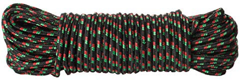 Brandsseller Allzweckseil 25 Meter aus Nylon/Ölresistent/Abriebfest/UV-Beständig/Seil-Schwarz