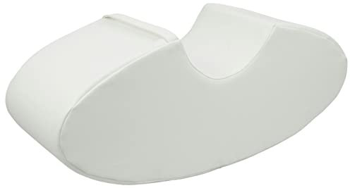 Velinda Kinderwippe Böhnchen Schaukelwippe Schaukelstuhl Schaumstoff-Wippe Wippschaukel (Farbe: weiß)