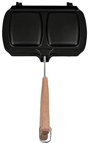 Sandwich Grill And Pan Outdoor Picnic Tableware Mold Bottom Non Double Frying Detachable Head P5B4 Stick Double-sided Pan Flat