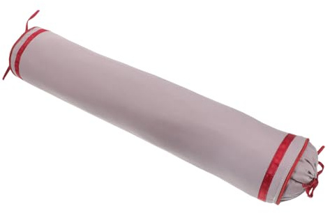 ULDIGI Funda para Almohada Cilíndrica De Cuello Suave y Amigable Piel Protección para Almohada Redonda De Apoyo Cervical Diseño Simple y Ligero para Uso Diario y Regalo