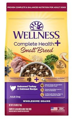 Wellness Complete Health+ Dry Dog Small Breed Turkey & Oatmeal Recipe (3.75 Pound Bag)