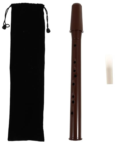 Toddmomy Sassofono Tascabile Portatile Mini in Abs Color Caffè, Leggero e Sicuro per Ragazzo Ragazza, per Esibizioni Scolastiche e Performance Sul Palco
