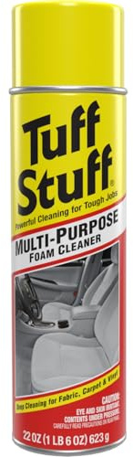 Tuff Stuff Multi-Purpose Foam Cleaner, Use on Car Interior, Furniture, Carpet, 22 Oz Each
