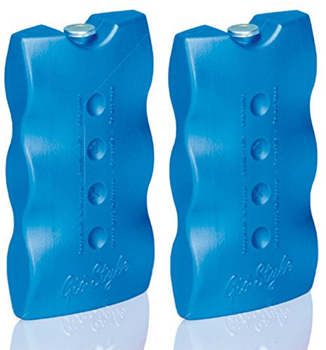 Mattonelle Ghiaccio Gio’Style da 400 gr Confezione da 2 pz per Borsa Zaino Termico Frigorifero portabile