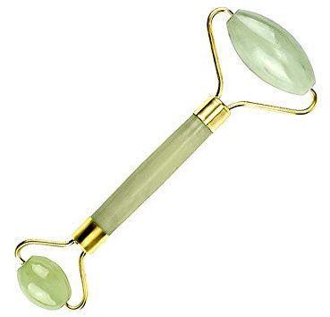 TEEROVA Anti Aging Jade Roller Facial Therapy 100% Natural Jade Stone Facial Roller Double Neck Healing Slimming Massager