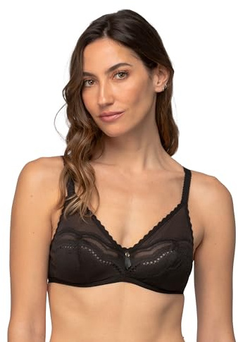 Playtex Reggiseno con Ferretto Secret Comfort Comfort e Supporto Donna x1, Nero, 40/6C