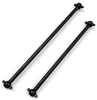 NIDUNO 2 unids HSP 08059 (08029) Eje de transmisión de dogbone Delantero/Trasero 89.5mm para 1/10 RC Model Car 94111 94108 94188 (tamaño : Black 89.5mm)
