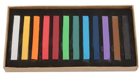 Vvikizy Weiche Pastellkreiden-Set pastellkreide Fluoreszierende Kreide, Weiche ?lpastelle Zum Malen, Skizzieren und Haarf?rben, ?lmalstifte, Pastellkreiden, nan
