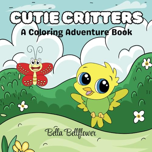 Cutie Critters: A Coloring Adventure Book