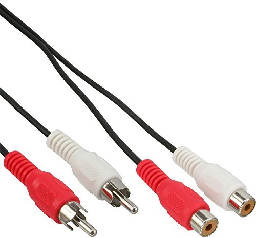InLine Cinch Verlängerung, 2X Cinch St/Bu 20m Cinch Kabel