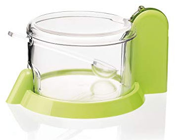 Guzzini Forme Casa 165054-84 Formaggera, Plastica, Verde, Diametro 15 cm