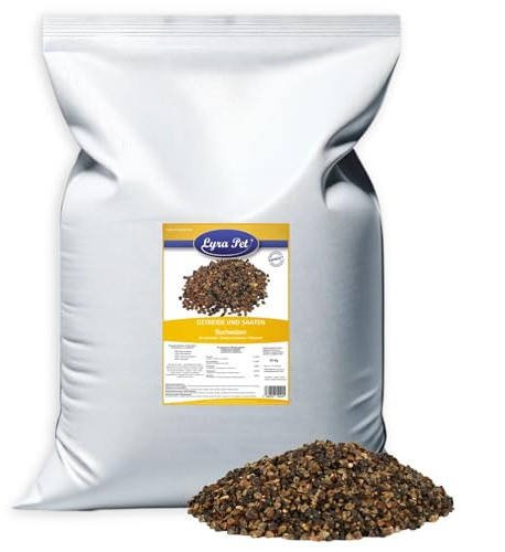 Lyra Pet® 25 kg Sarrasin | Riche en protéines, Glucides & Fibres | Complément Alimentaire pour Oiseaux Sauvages & Petits rongeurs | Nourriture pour Oiseaux Riche en nutriments Toute l'année