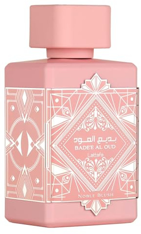 Lattafa Bade'e Al Oud Noble Blush for Unisex Eau de parfum Spray, 3.4 Ounce / 100 Ml