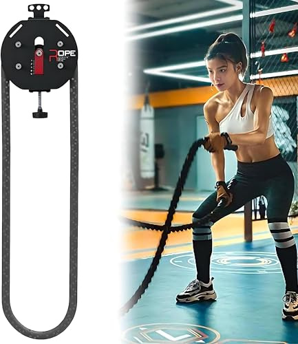 RoyceBee Appareil D'entraînement à Corde sans Fin, Appareil de Musculation, Système de Poulie à Corde sans Fin Suspendue, Corde en Nylon à Boucle Fermée de 4m, Corde Infinie