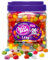 The Jelly Bean Factory, Jelly Beans Gift 1.4 KG Tub, Bulk Gluten Free Sweets - 36 Natural, Huge Flavour Fruit Jellies, Chewy, Retro American Sweets for Kids, Adults - Gourmet Pick and Mix Jellybeans
