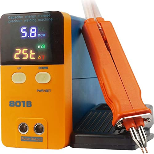 XDLYWUZIQ Batterie Punktschweißgerät, 801b Punktschweißgerät Für Akkus, DIY Tragbar Für Batterie-energiespeicher-schweißkit,11.6kw Impulspunktschweißgerät,100~240 V Spannung Universell