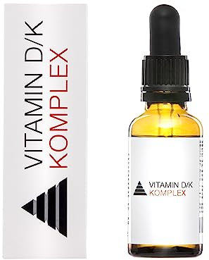 YPSI Vitamin D/K Komplex - Zweifach Vitamin D3 K2 Kombination in MCT Öl gelöst - Vegetarisch - 30 ml Pipettenflasche
