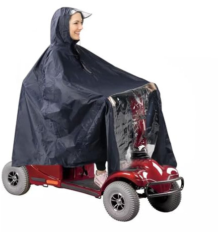 Jungda Housse de Pluie imperméable pour Scooter électrique, Accessoires de Scooter de mobilité par Pluie et Neige