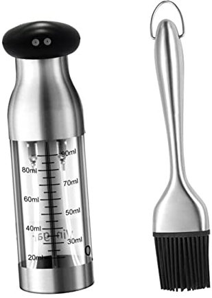 ABOOFAN Flacone Spray Per Olio in Acciaio Contenitore Olio Cucina Bilancia Bottiglia Per e Perdite Da Cucina Pratica