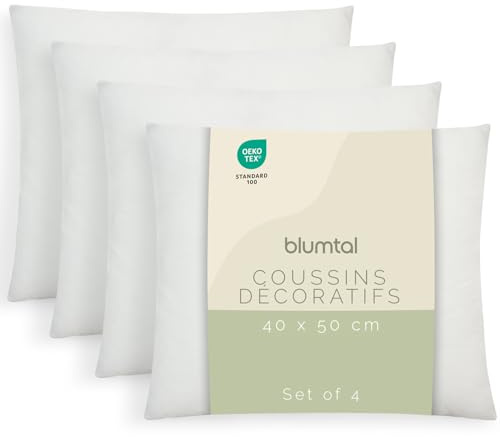 Blumtal Relleno Cojín 40x50 cm - Certificado Oeko-Tex - Lavable