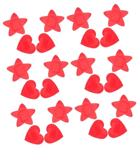 NOLITOY 30pcs Adhesive Bandages Star Heart Shapes Breathable Fabric Plasters Flexible Cartoon Patches for Scrapes Cuts Wounds Burns Portable Wound Care for Boys