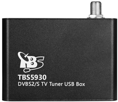 NONDK TBS5930 DVB-S2X/S2/S TV Tuner USB Card Satellite FTA TV Receiver /4K Streaming/Support Linux/OS