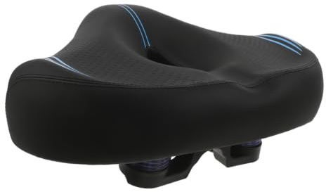 LIFKICH Oversized Noseless Cykelsadel Extra Bred Ventilerad Komfortsadel för Dam Ergonomisk Design med Passar de Flesta Mountain Stadscyklar Enkel Montering