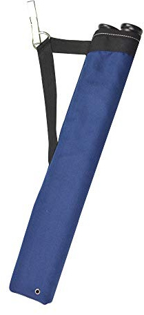 SHARROW Archery Arrow Quiver 2-Tubes Arrows Bag Side Hip Quiver Waist Hanged Carry Bag Holder Bag for Youth and Adults Target Shooting Accessory (Blue)