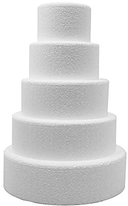Its Just A Box Round Cake Dummy Set of 8, 10, 12,14 and 16 1 of Each