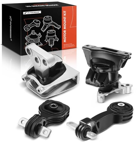 A-Premium 4PCS Engine Motor Mount Transmission Mount and Torque Strut Mount Set Compatible with Honda Civic 2006 2007 2008 2009 2010 2011 L4 1.8L, Coupe Sedan Automatic Transmission