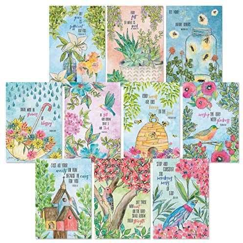 Current Multiple Blessings Thinking of You Cards Religious with Envelopes - Assortment of 20 Greeting Cards, 10 Designs, Large 5 x 7 Christian Thinking of You Cards