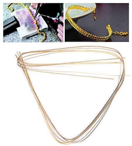 Soudure Dorée, Lot De 4 0,5 Mm 0,7 Mm 1,0 Mm 1,5 Mm Or Argent Baguettes De Soudure Fil à Souder Argent Baguettes De Soudure Métal Basse Température Pour la Fabrication De Bijoux, Fil De Soudure Argent