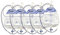 5 bolsas de drenaje de orina de 1500 ml, con 2 correas, válvula antireflujo (1500 ml)