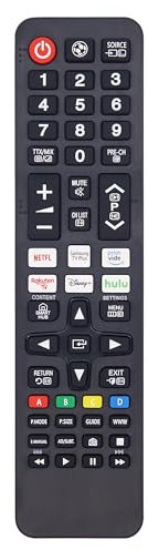 Riry New Replacement Universal Samsung Remote Control with Six Quick-Access Buttons for LCD, LED, UHD, QLED TVs For Samsung, Remote Control For All Samsung Tv