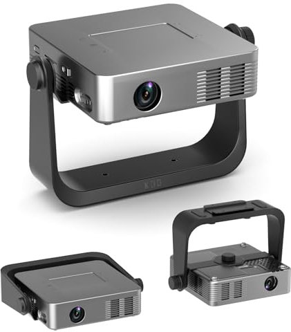 KDD Beamer Deckenhalterung - 360° Verstellbare Desktop Projektor Ständer & Mini Beamer Wandhalterung - Universeller Ständer für LED Videokamera für Heimkino Spielzimmer Büro Schule