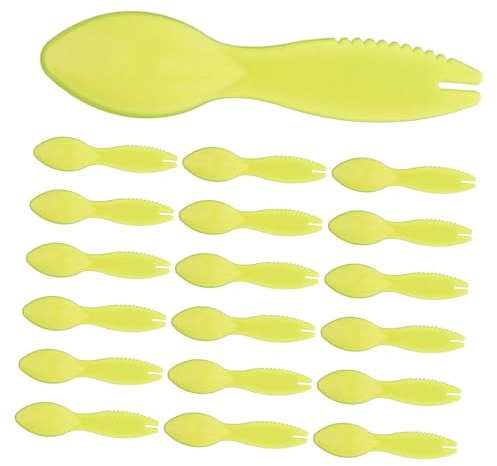 Garneck 20pcs Kiwi Fruit Scoop Multi-use Fruit Vegetable Tools Kitchen Accessories Kiwi Spoon Peeler Slicers