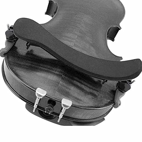 Brrnoo Descanso del Hombro del Violín, Proporcionando la Máxima Comodidad y Excelente Soporte de Plástico y Material de Esponja Altura ángulo Ajustables (4/4 resistencia a los hombros a prueba de